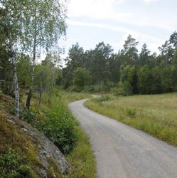Landsväg på Svartsö